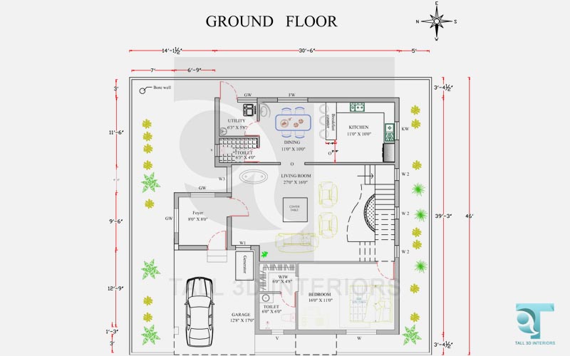 2d Floor Plan Design